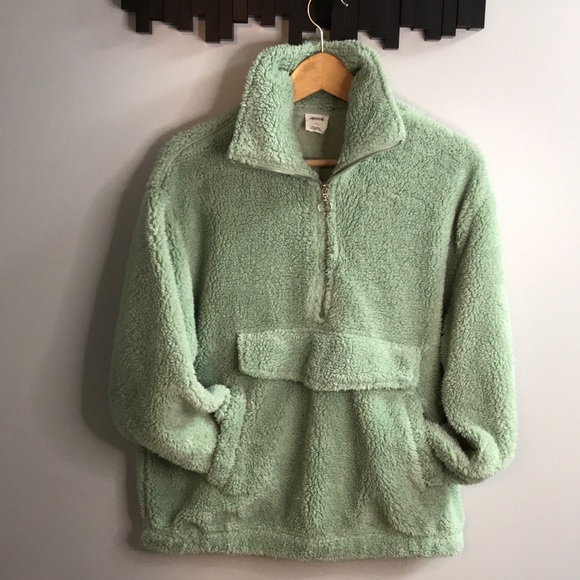 Ardene Shearling 1/2 Zip Pullover Size Large. - Picture 1 of 7